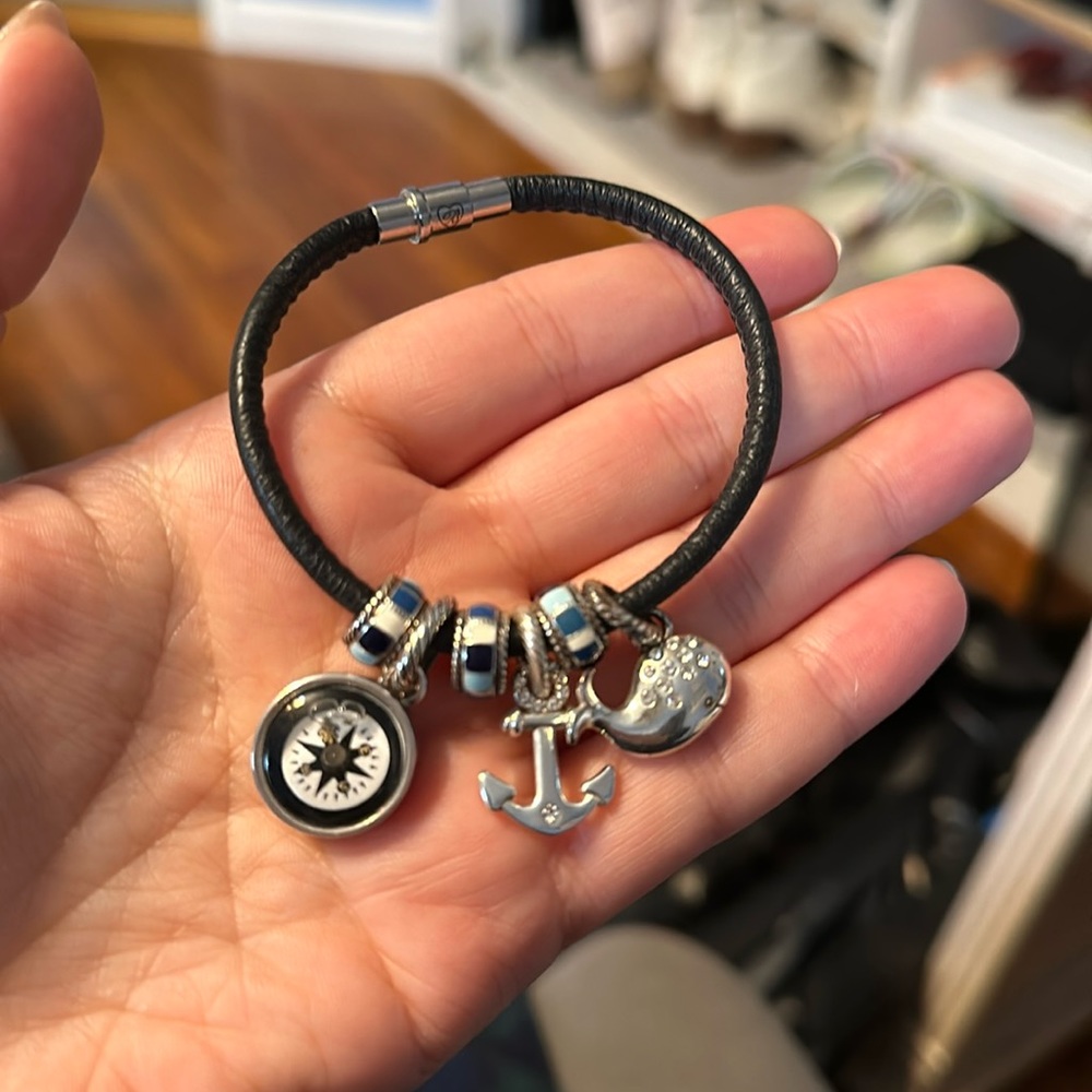 Navy blue Brighton charm bracelet